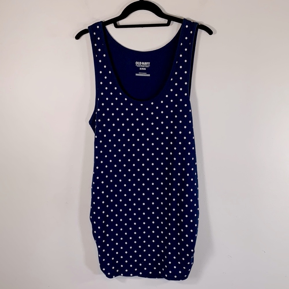 Old Navy Maternity Stretch Ruching Polka Dot Women’s Size XL Mini Dress